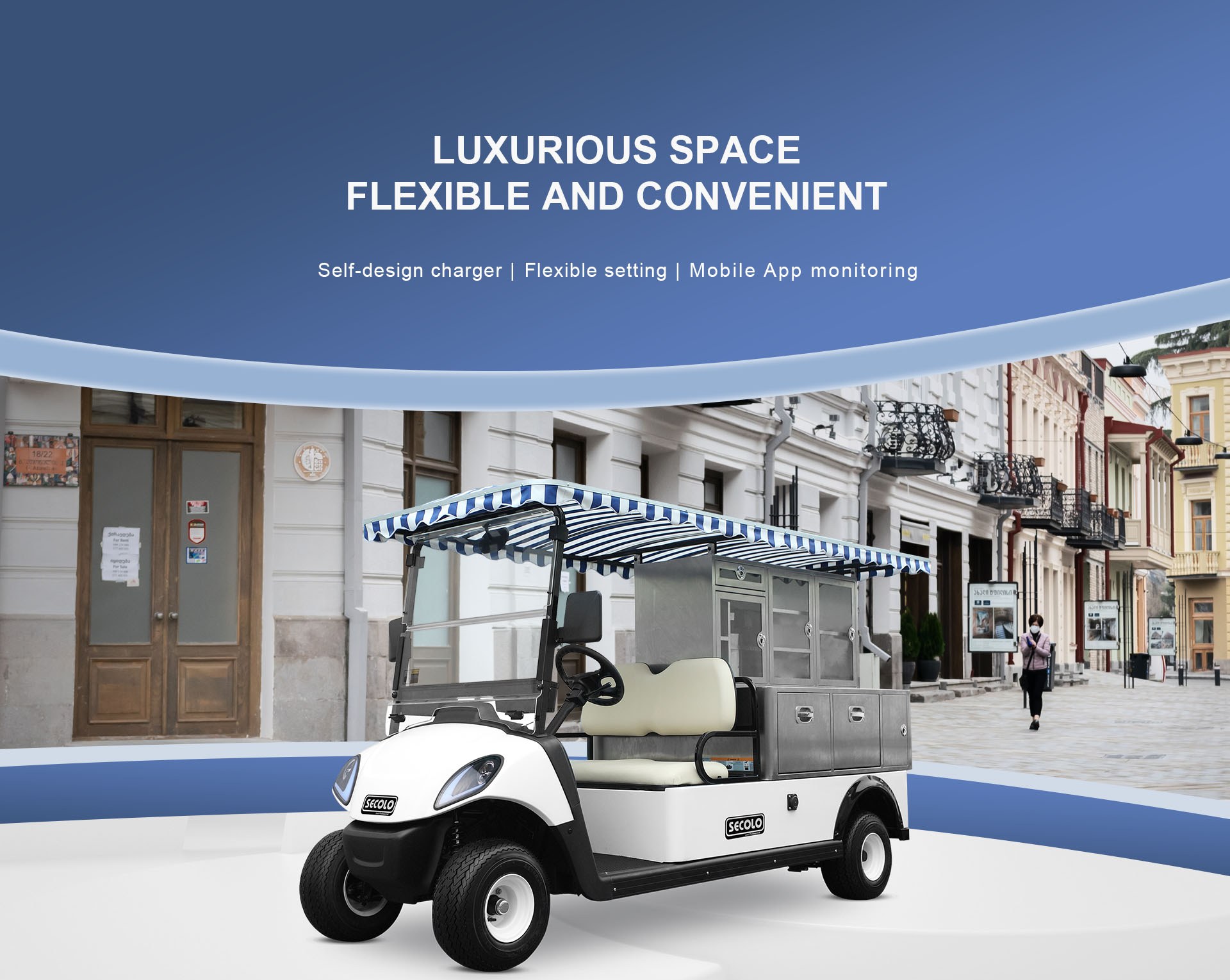 HIOEV Vending Cart - full view